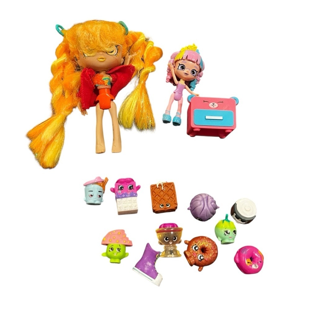 Shopkins Lil Secrets Shoppies Tia Tigerlily happy places Kate dolls figures toys